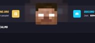 Herobrine.org's logo is everybody's dreaded Minecraft villain (Image via Herobrine.org)